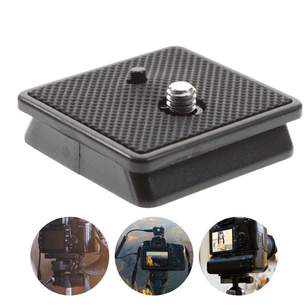 2pcs Tripod Mount Tripod Quick Release Plate 1/4 Inch Screw Tripod Camera Mount