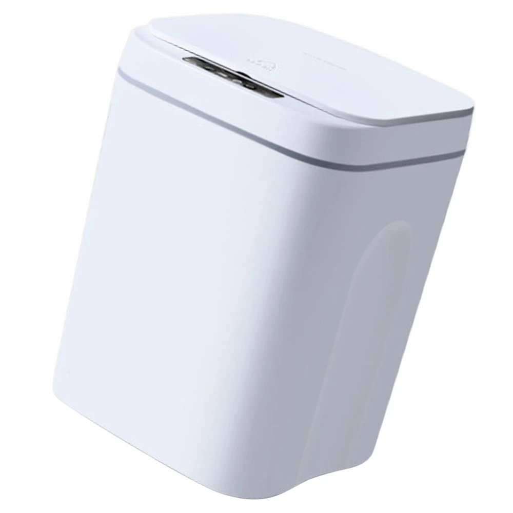 1pc USB Charging Smart Sensor Trash Can Automatic Induction Dustbin with Lid