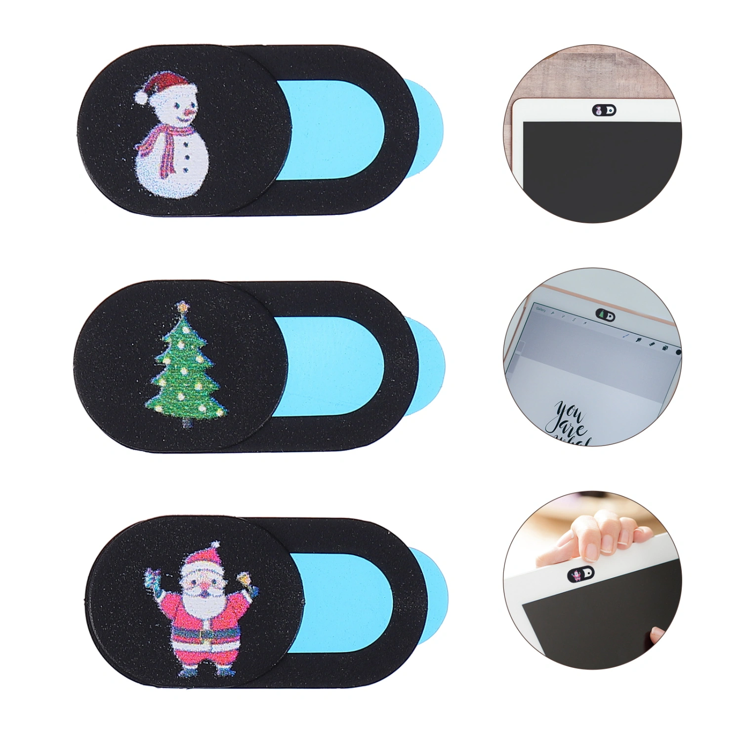 3PCS Webcam Cover Slide for Laptop Phone Tablet Privacy Blocking Cover Lid