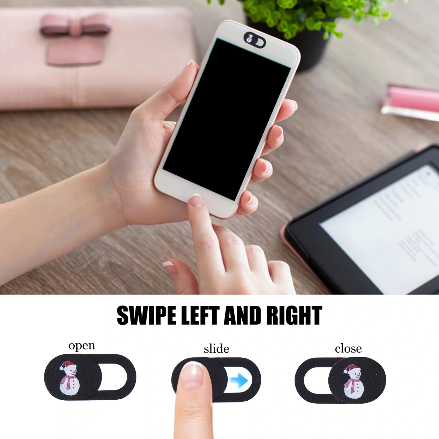 3PCS Webcam Cover Slide for Laptop Phone Tablet Privacy Blocking Cover Lid