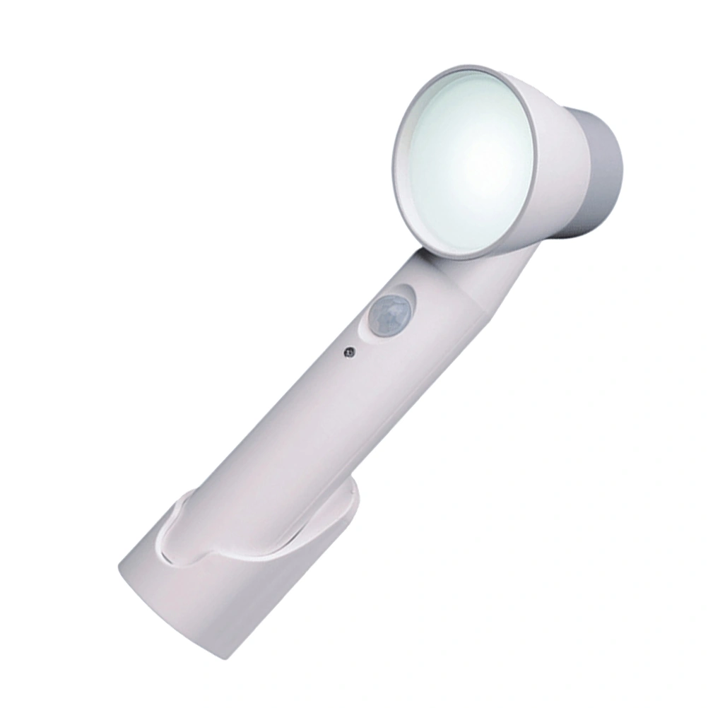 Three in One Wall Lamp USB Light Body Induction Lamp Emergency Torch Light Night Light Outdoor Indoor (White Light Rechargeable)