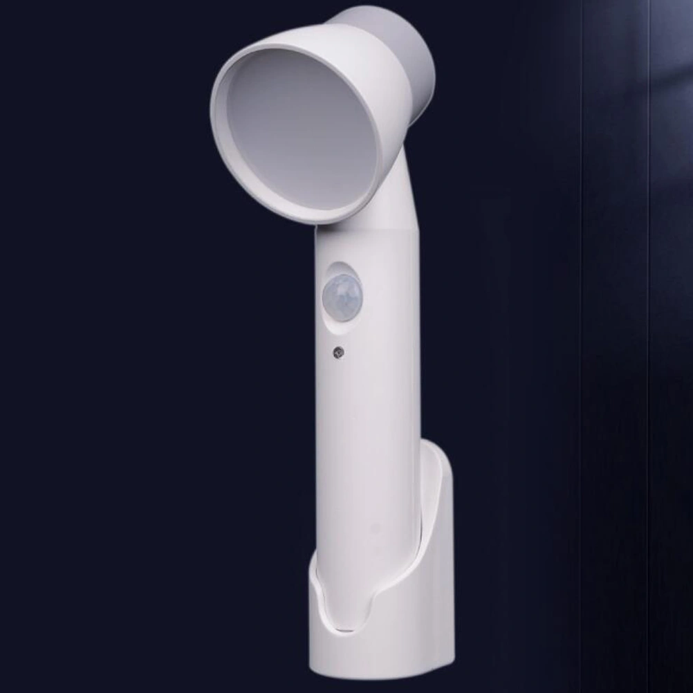 Three in One Wall Lamp USB Light Body Induction Lamp Emergency Torch Light Night Light Outdoor Indoor (White Light Rechargeable)