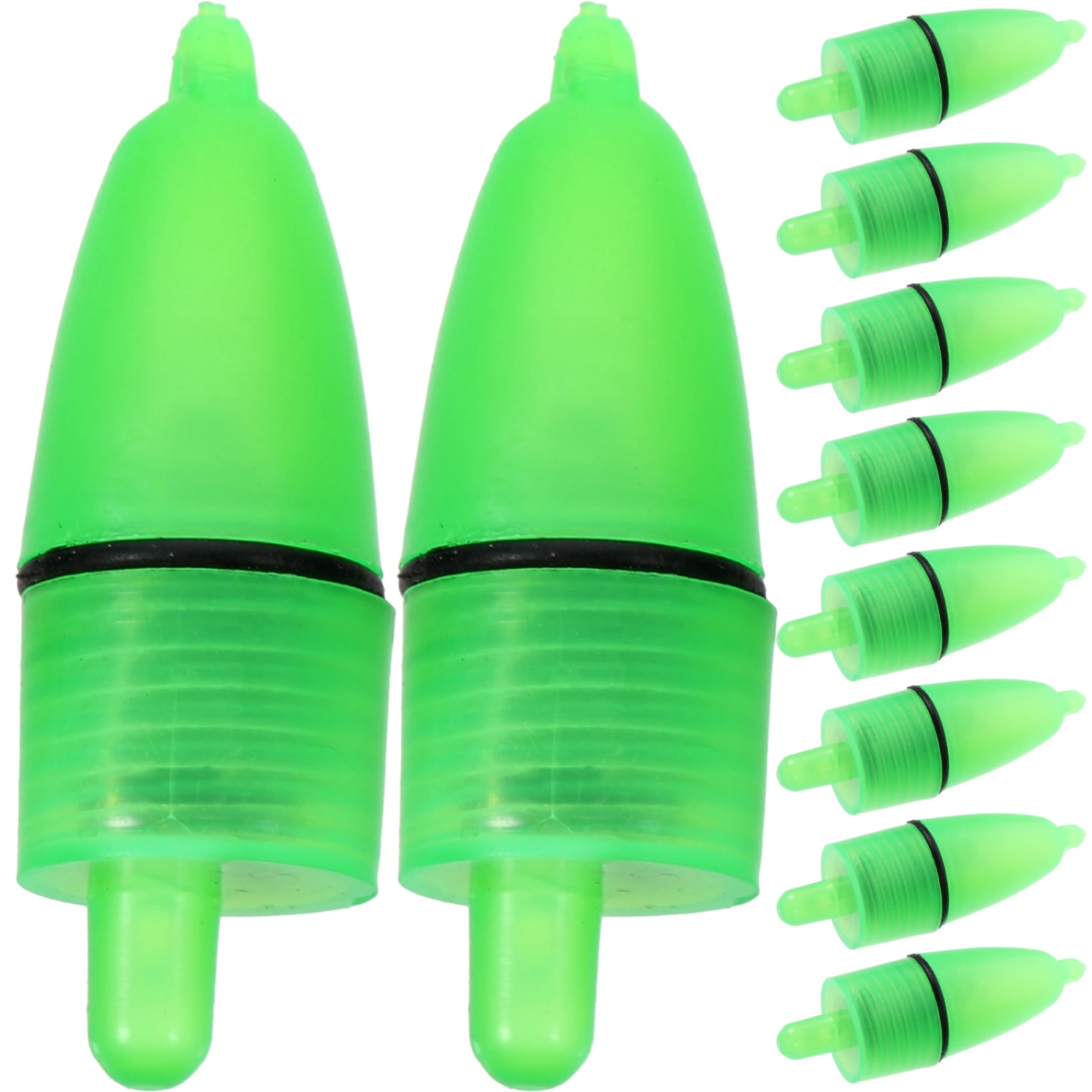 20pcs LED Light Night Float Fishing Rod Bite Alarm Night Fishing Bell Light