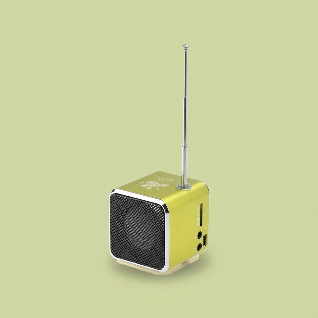 1 Set Portable Retro Radio Speaker Portable Speaker Wireless Speaker for Home Outdoor