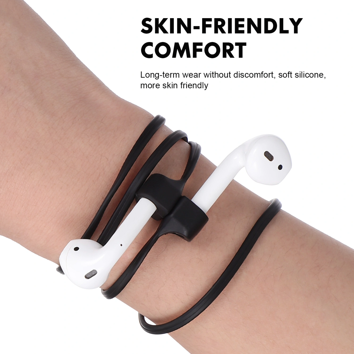 1 Set Magnetic Anti-Lost Strap with Ear Hooks Wireless Earphone Earbuds Accessories