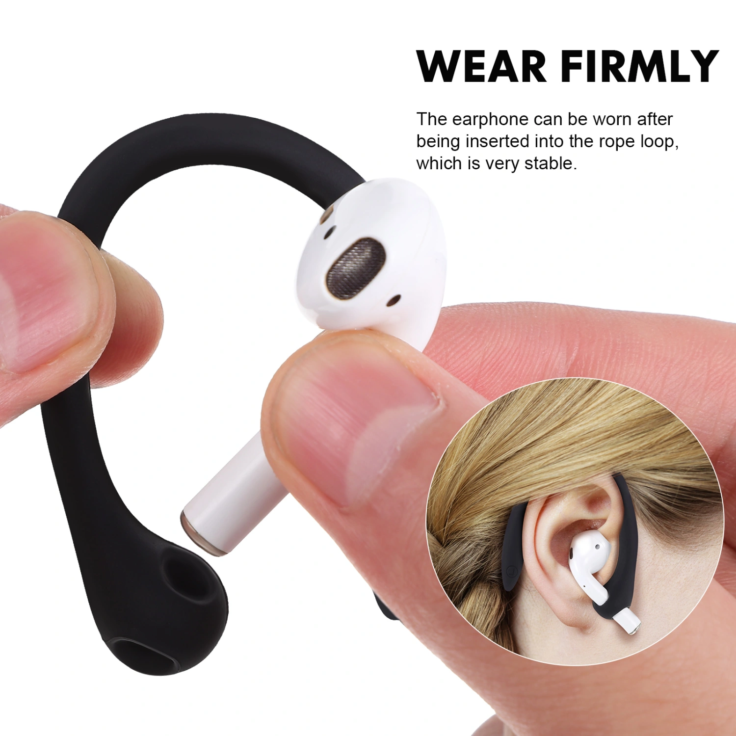 1 Set Magnetic Anti-Lost Strap with Ear Hooks Wireless Earphone Earbuds Accessories