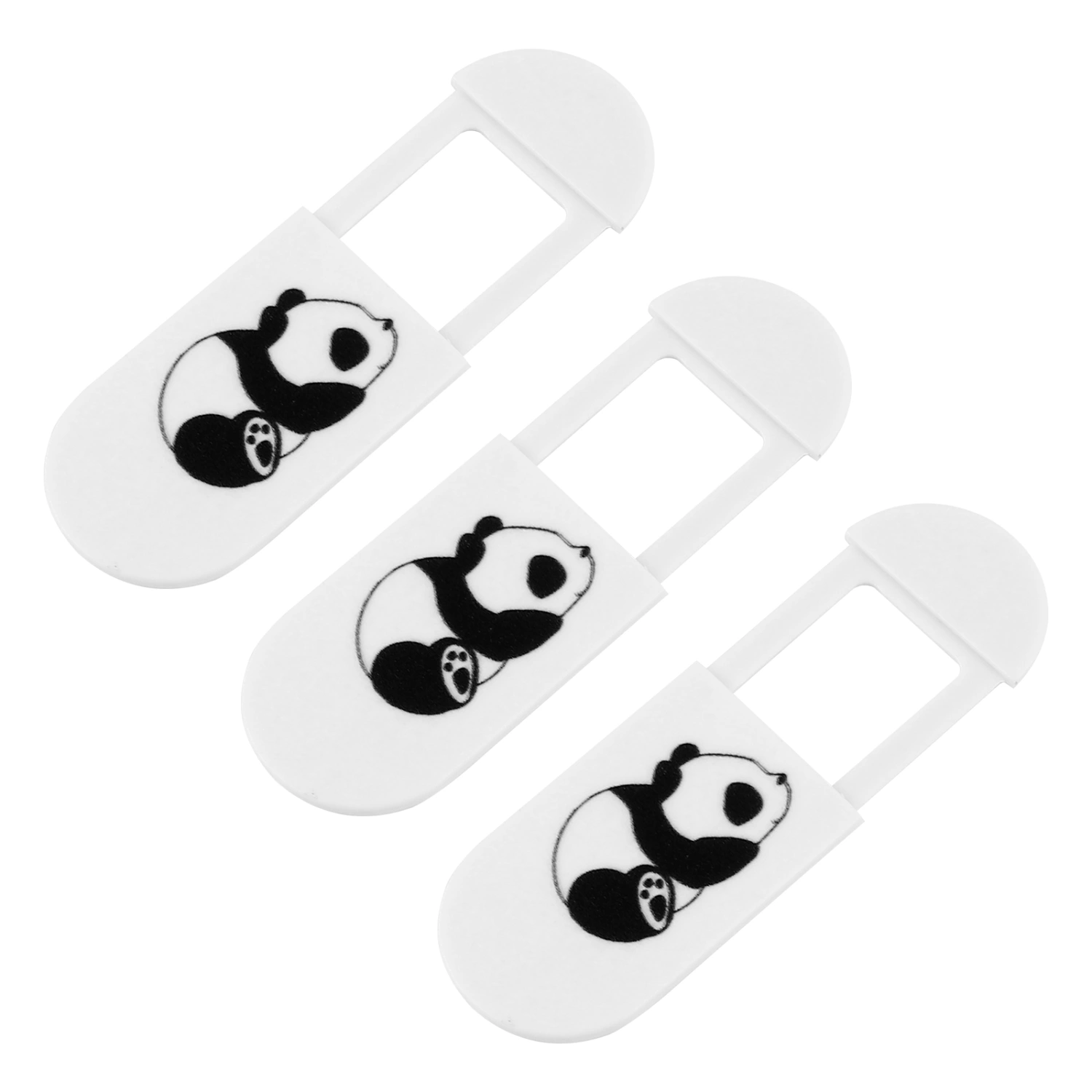 SOLUSTRE 3PCS Plastic Webcam Privacy Cover Protective Web Camera Cover Portable Webcam Decorative Patch for Laptop Phone Tablet (White)