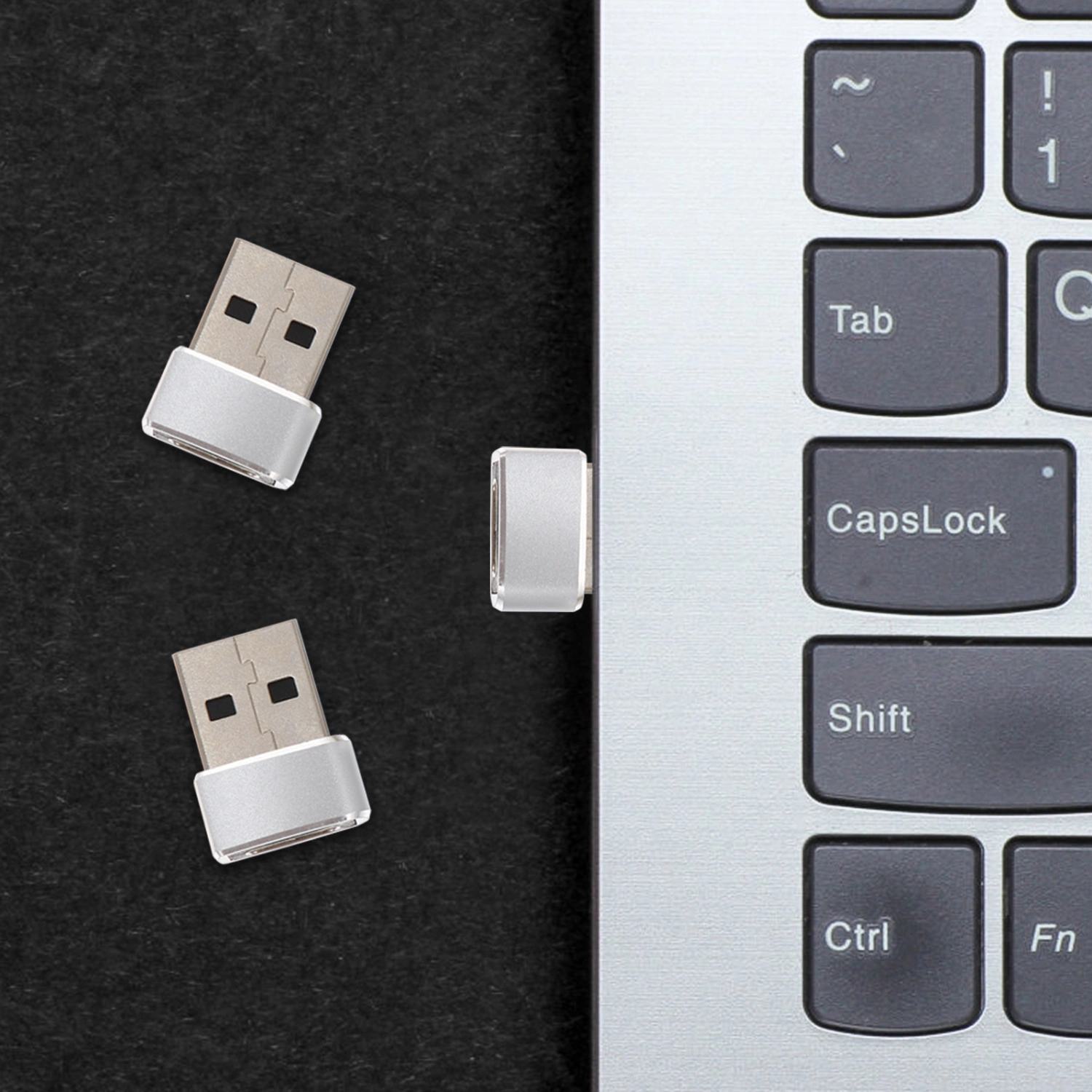 3pcs USB to Type-C Adapter Type-C to USB 2.0 Converter Charging Adapter