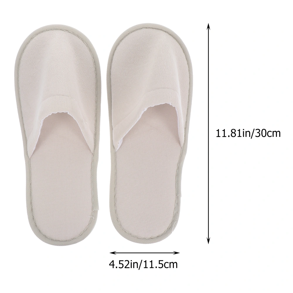 10Pcs Unisex Floor Slippers Useful Living Room Shoes Household Slippers