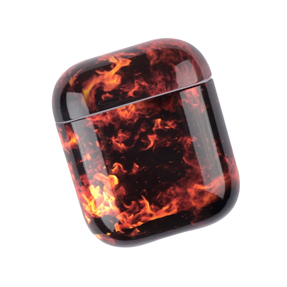 Wireless Earphone Protector Marbling Protective Headset Case Dustproof Cover Compatible for AirPods 1/2 (D08)