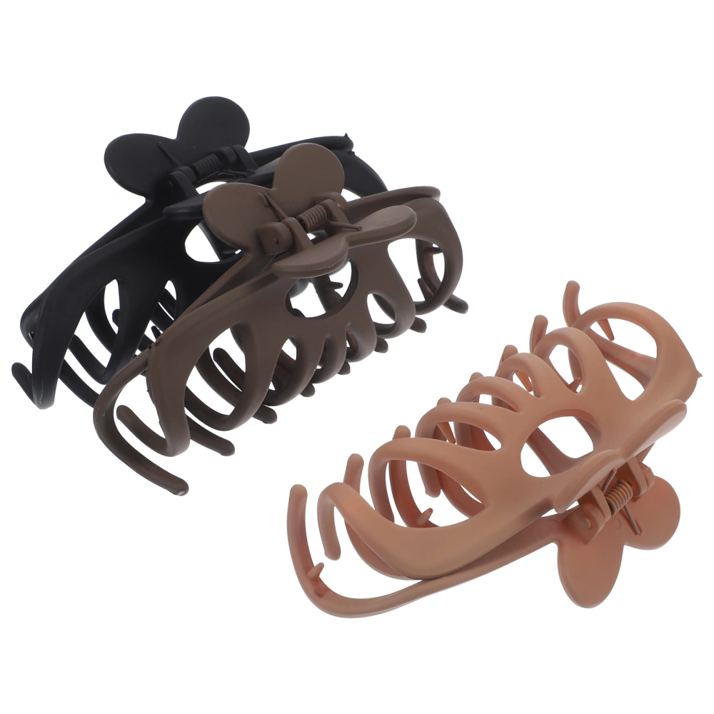 3 pcs Decorative Claw Clips Women Hair Claw Clips Girl Hair Clips Jaw Clips for Makeup