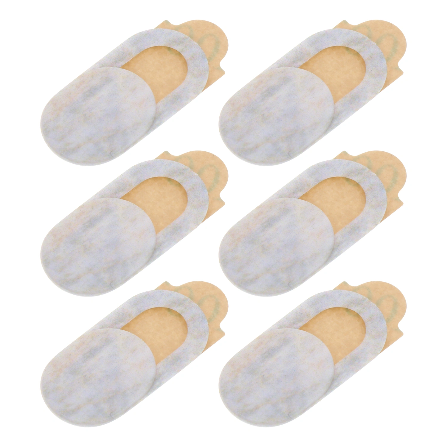 6pcs Mobile Phone Privacy Stickers Camera Protective Covers Simple Webcam Covers
