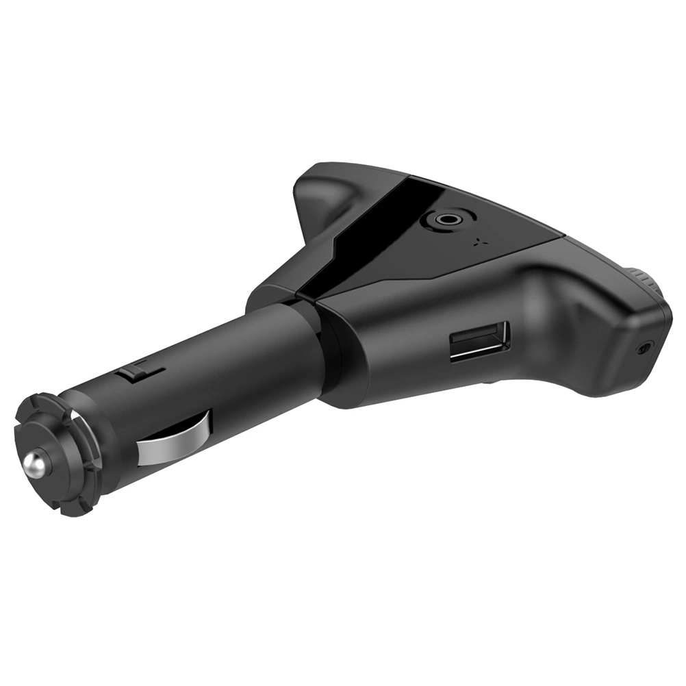 1PC Car Wireless Receiver Special Car Wireless FM Transmitter Car MP3 Music Player Vehicle-mounted Transmitter USB Flash Disk for Car Use (Black)