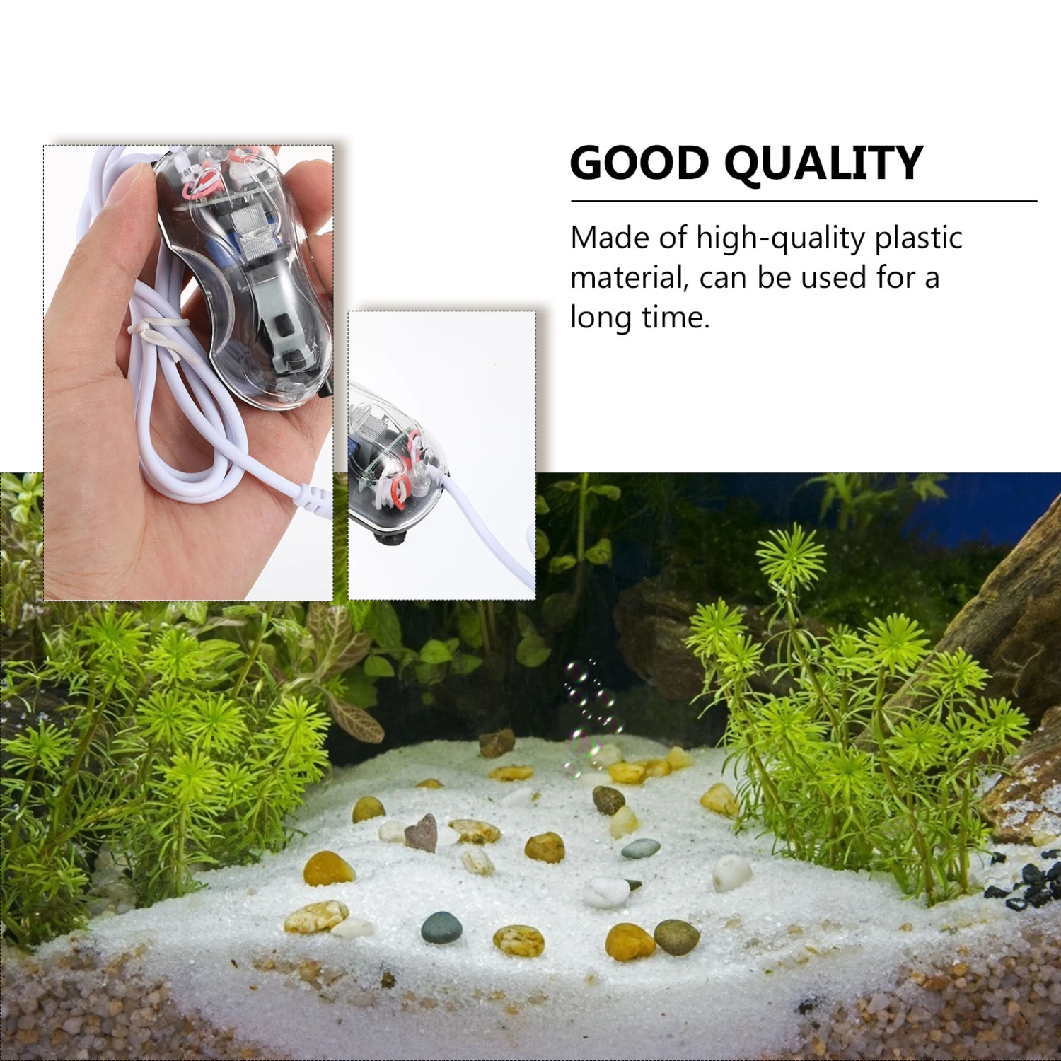 USB Aquarium Oxygen Pump Plastic Fish Tank Air Aerator Pump Mute Oxygen Pump