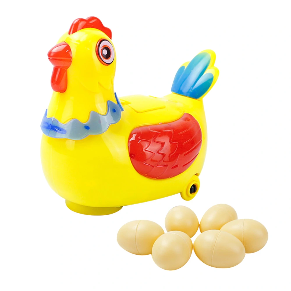 1 Set Cartoon Hen Lay Egg Toy Funny Hen Lay Egg Toy Early Educational Hen Lay Egg Toy Electric Hen Lay Egg Toy Creative Walking Hen Lay Egg Toy for Kids Child with 3PCS Egg Without Battery Random Color