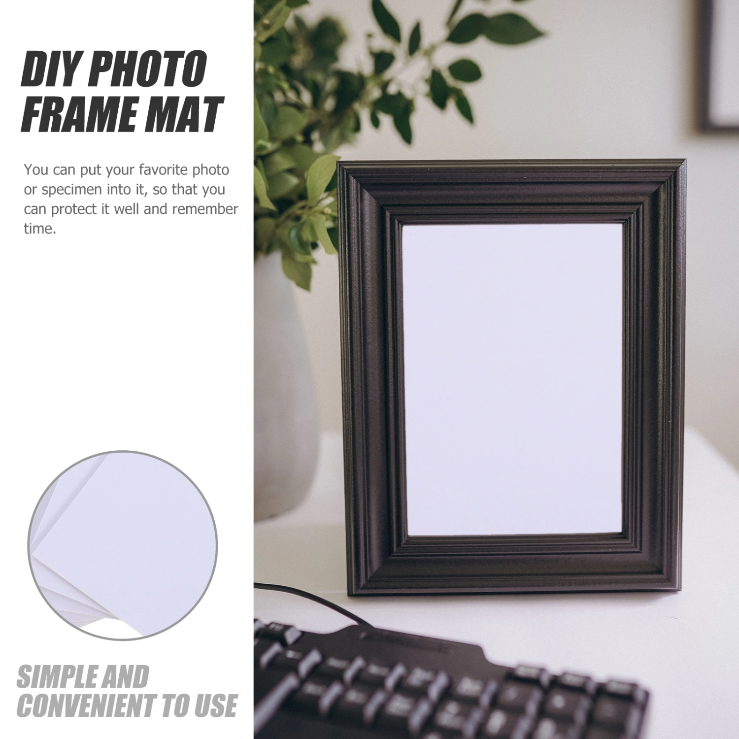 20Pcs Photo Frame Backing Matting Pre-Cut Picture Mats for Photos Artworks
