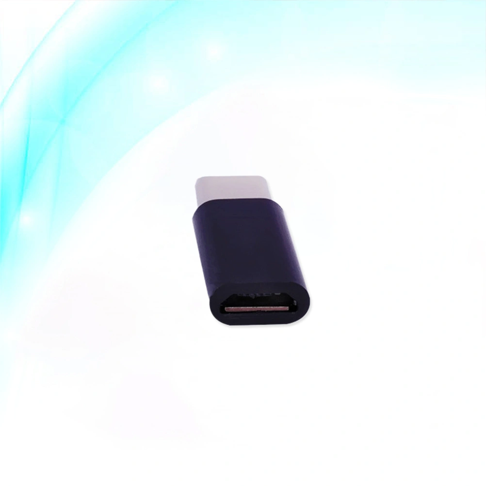 USB Type C Adapter USB C to Micro USB Adapter Connector Male to Female for Galaxy S8 Plus Galaxy Note 8 Nexus 6P 5X (Black)