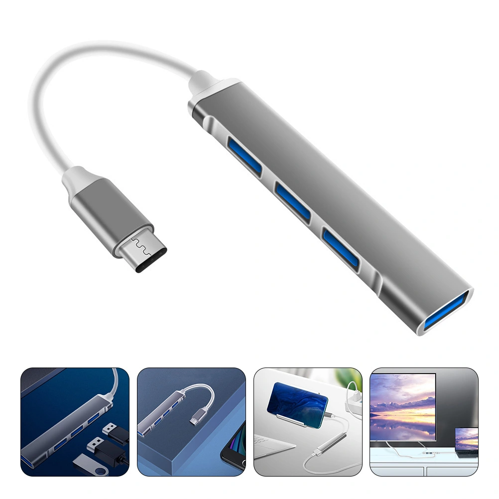USB Hub 4 Ports Multifunctional Expansion Transfer Adapter Dock Holder Hub