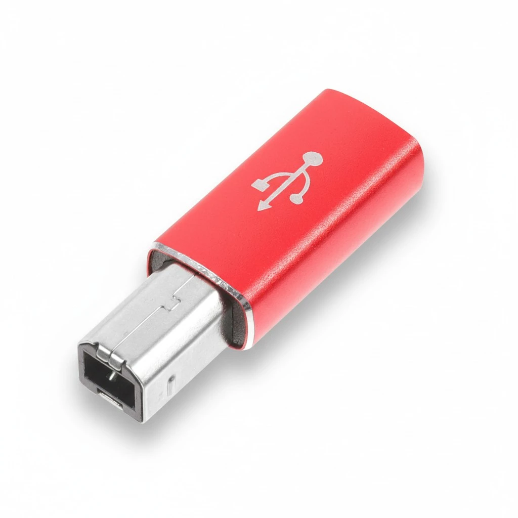 Type-C Female to Male Metal Convert Adapter Printers Type-C to USB Adapter