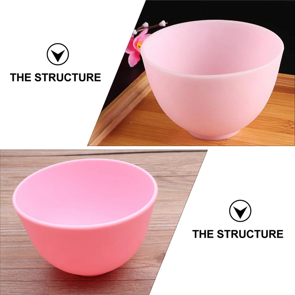 3Pcs Plastic Facial Mask Mixing Bowls Mask Stirring Bowls Cosmetic Beauty Tool