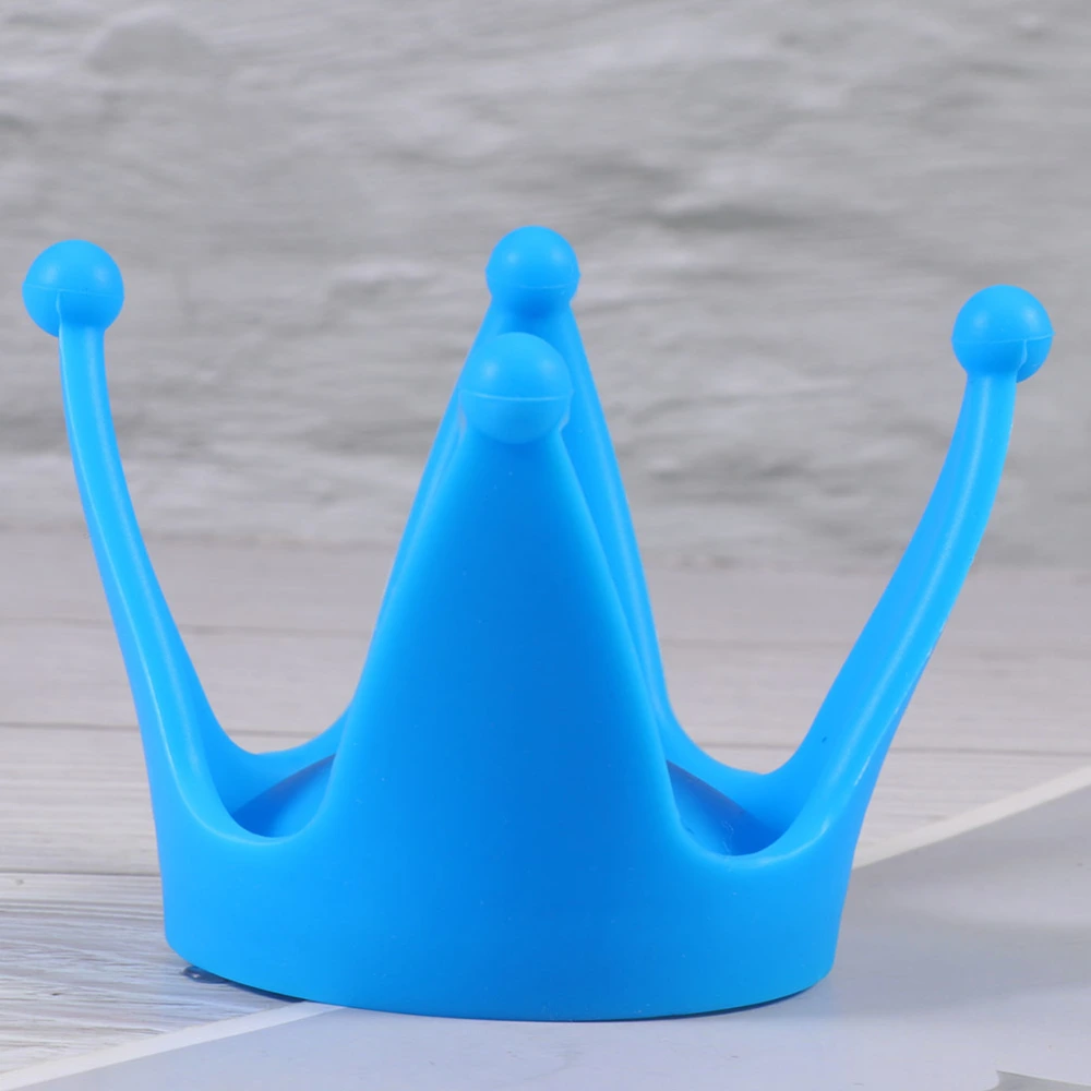 2 Sets Silicone Crown Decor Helmet Suction Cup Adorn Children Helmet Decor Children Gift