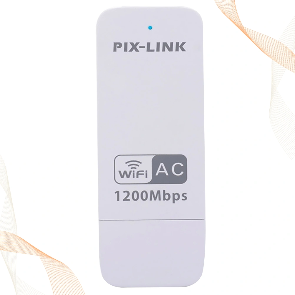 1Pc 1200Mbps USB3.0 High Network with Mini WIFI Signal Amplifier (White)