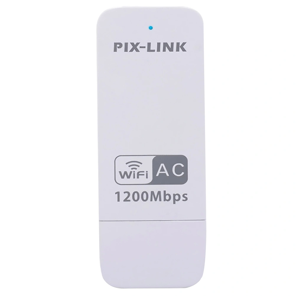 1Pc 1200Mbps USB3.0 High Network with Mini WIFI Signal Amplifier (White)