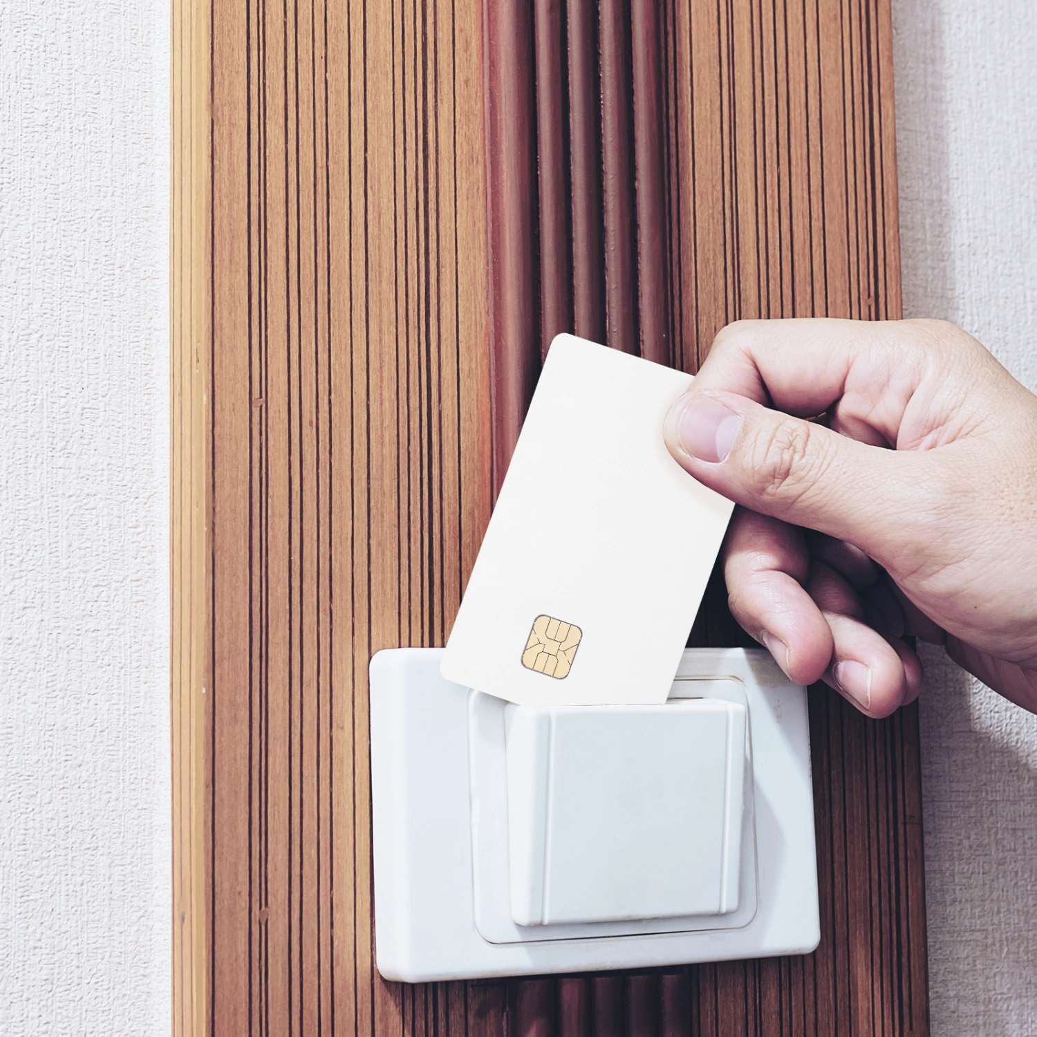 10pcs White Card With Chip IC Card Chip Card For Hotel Access Control System