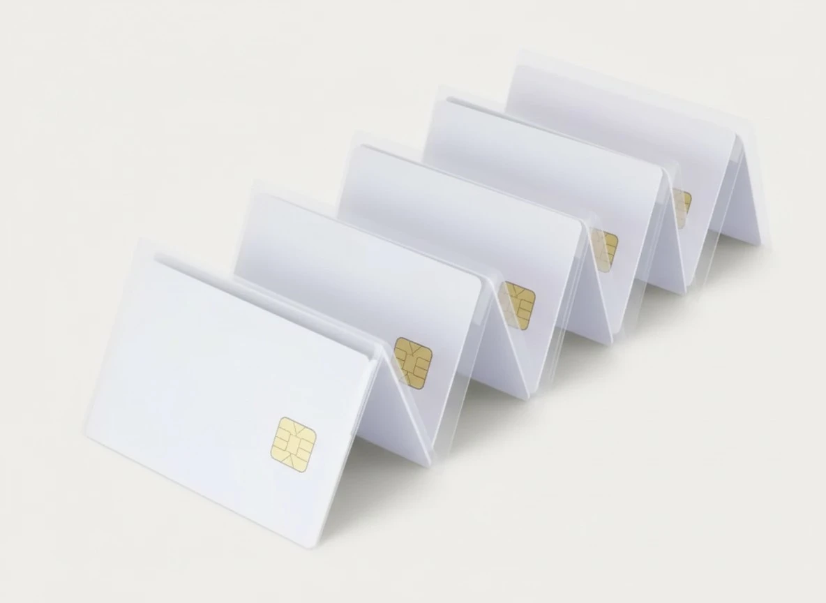 10pcs White Card With Chip IC Card Chip Card For Hotel Access Control System
