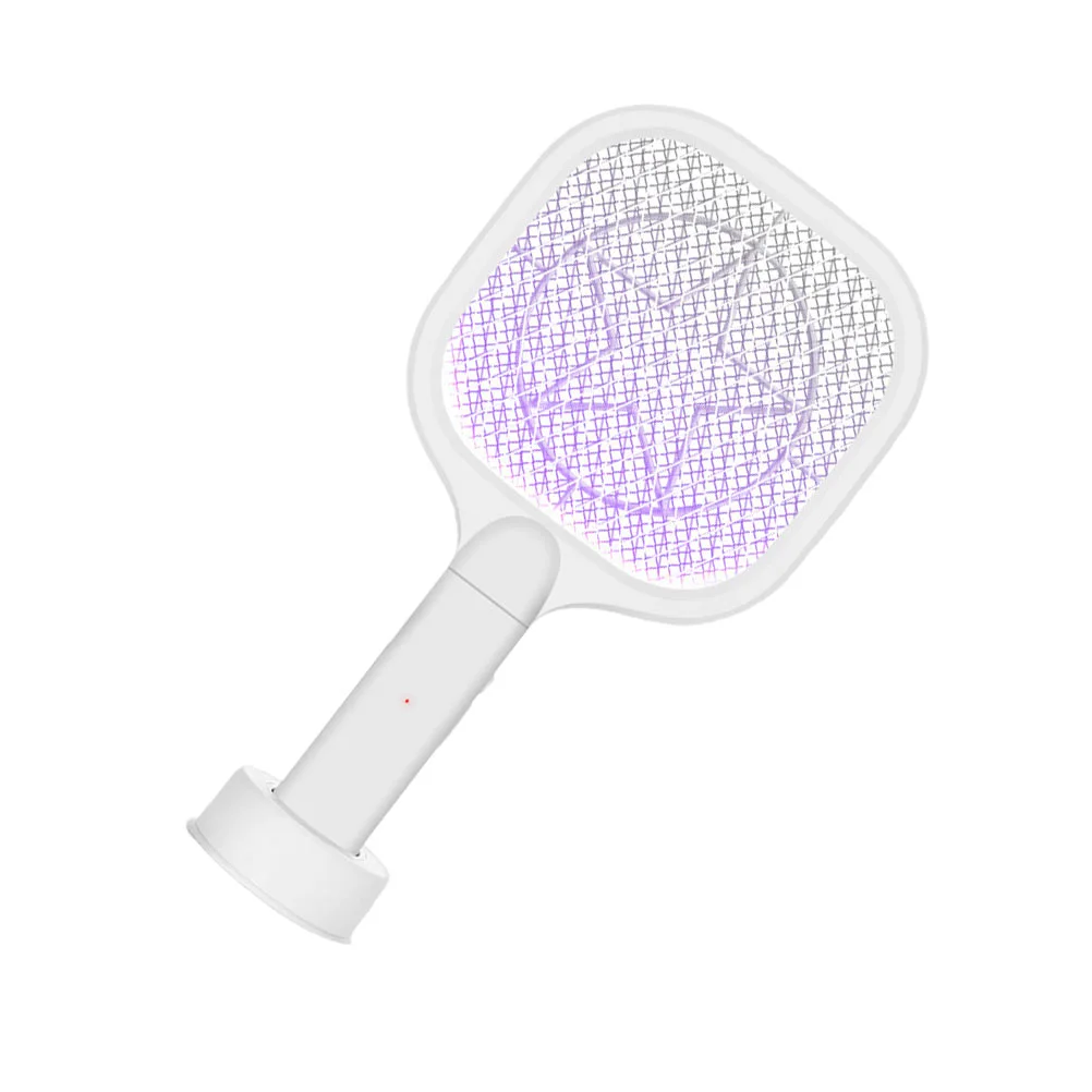 1pc Household USB Swatter 2 in 1 Mosquito Trap Killing Swatter Portable Swatter