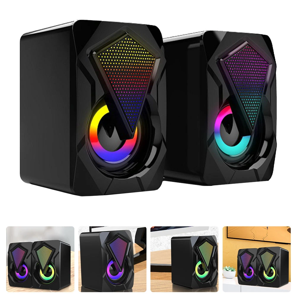 1 Pair USB Computer Speaker Professional Computer Speaker Small Computer Speaker