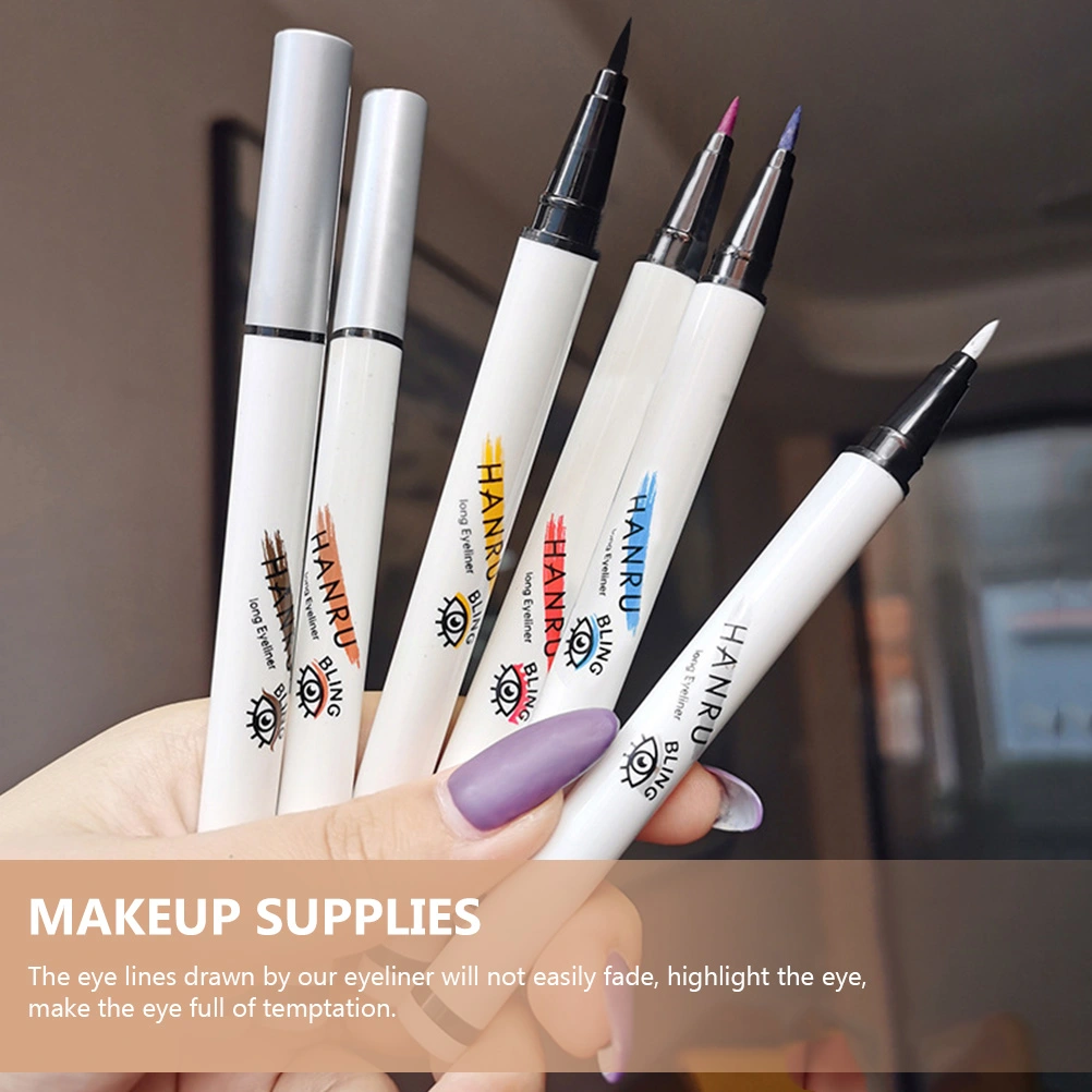 6pcs Eyeliner Pen Colorful Eyeliner Pencil Long Lasting Liquid Eyeliner for Women