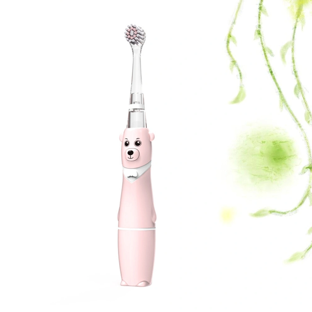 1PC Kids Electrical Toothbrush Colorful Light Toothbrush Waterproof Oral Cleaning Brush for Children without Battery