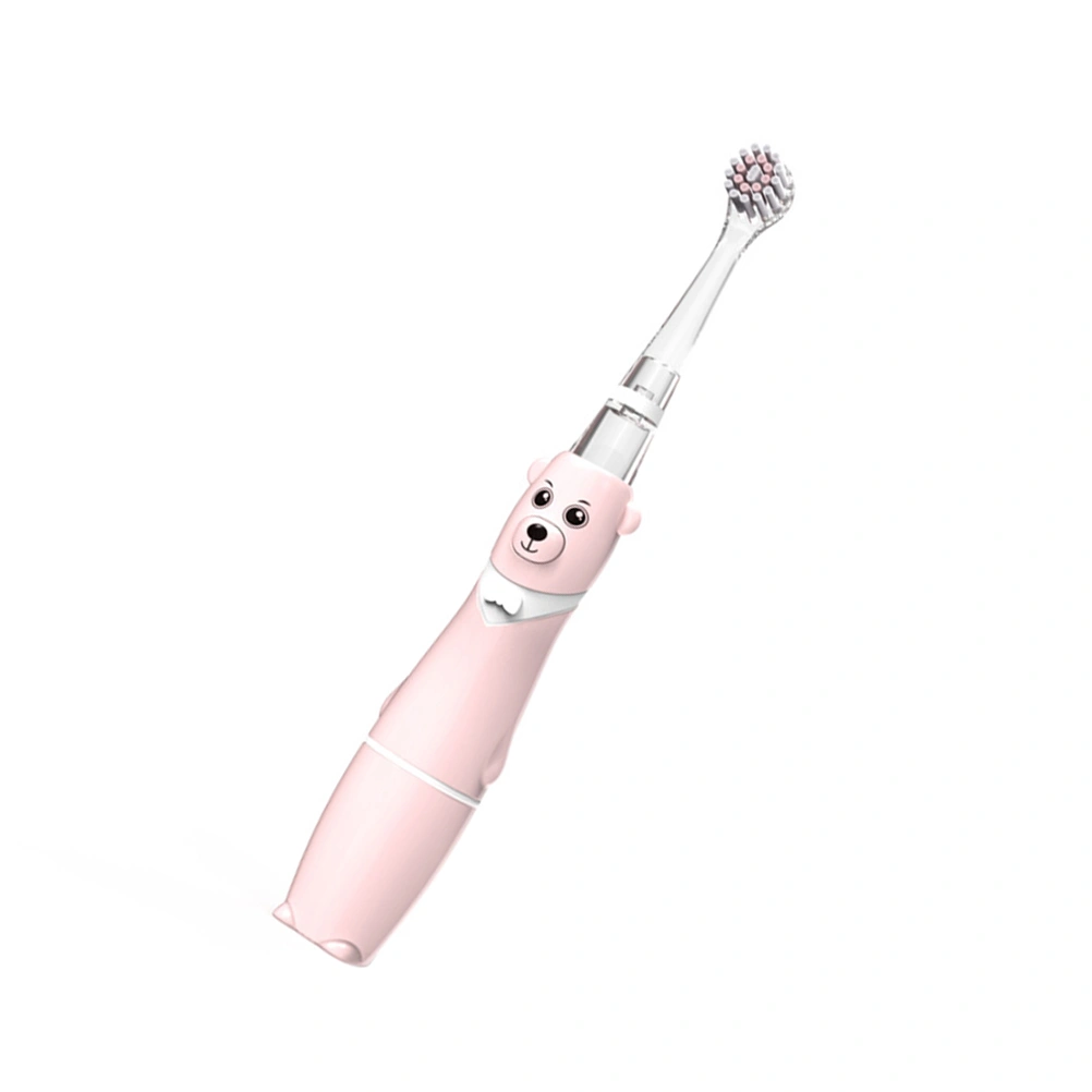 1PC Kids Electrical Toothbrush Colorful Light Toothbrush Waterproof Oral Cleaning Brush for Children without Battery