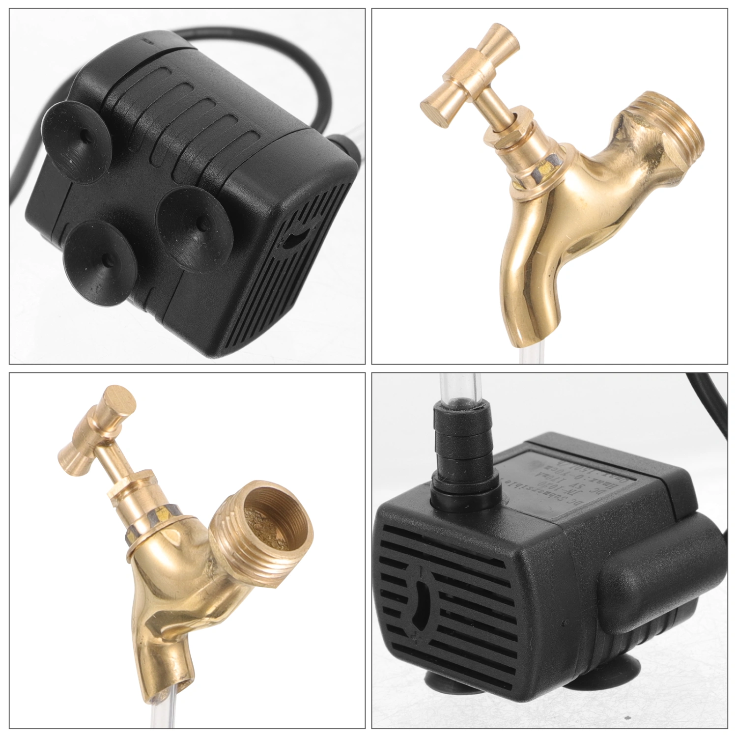 1 Set Invisible Flowing Spout Fountain Outdoor Floating Faucet Fountain Garden Floating Tap Fountain