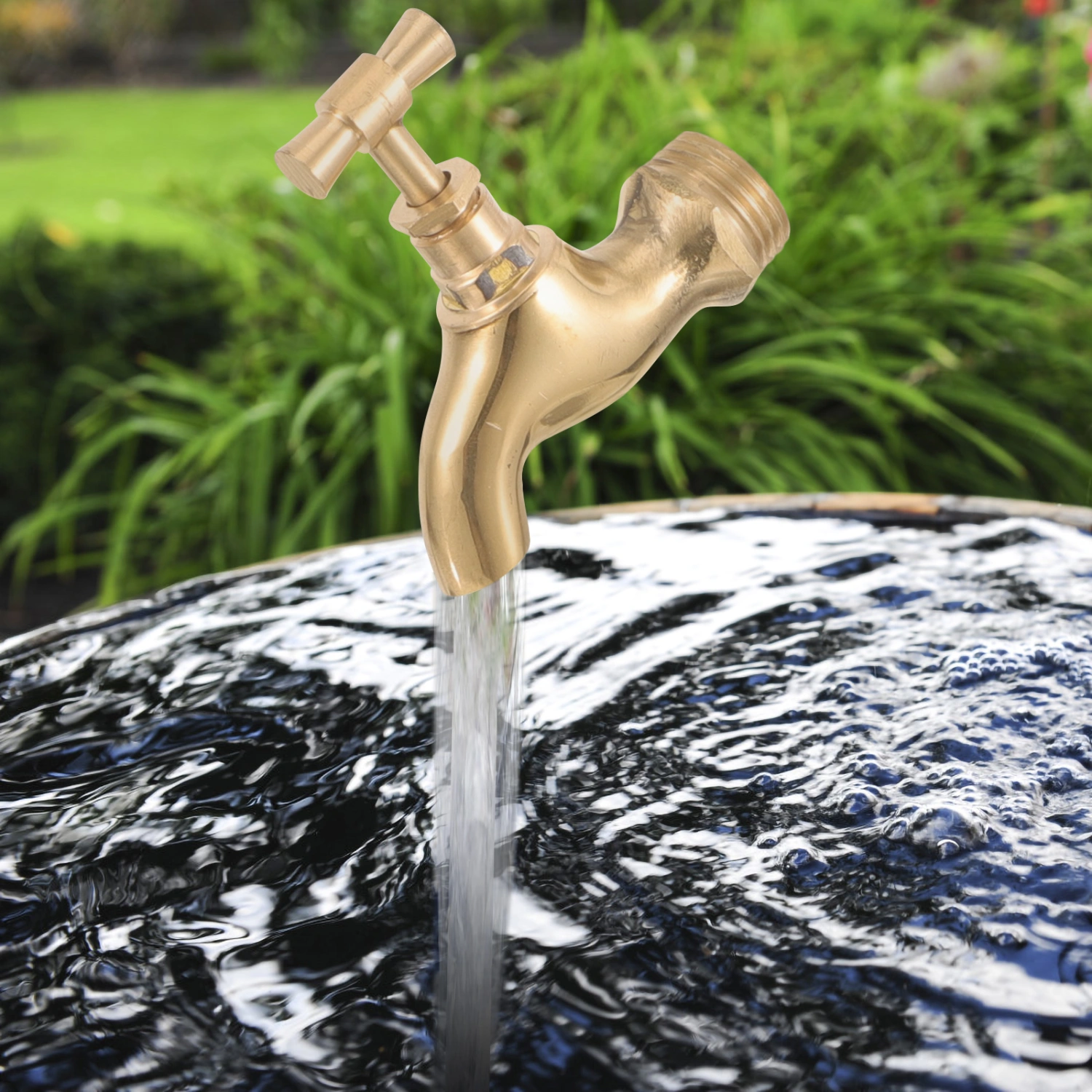 1 Set Invisible Flowing Spout Fountain Outdoor Floating Faucet Fountain Garden Floating Tap Fountain