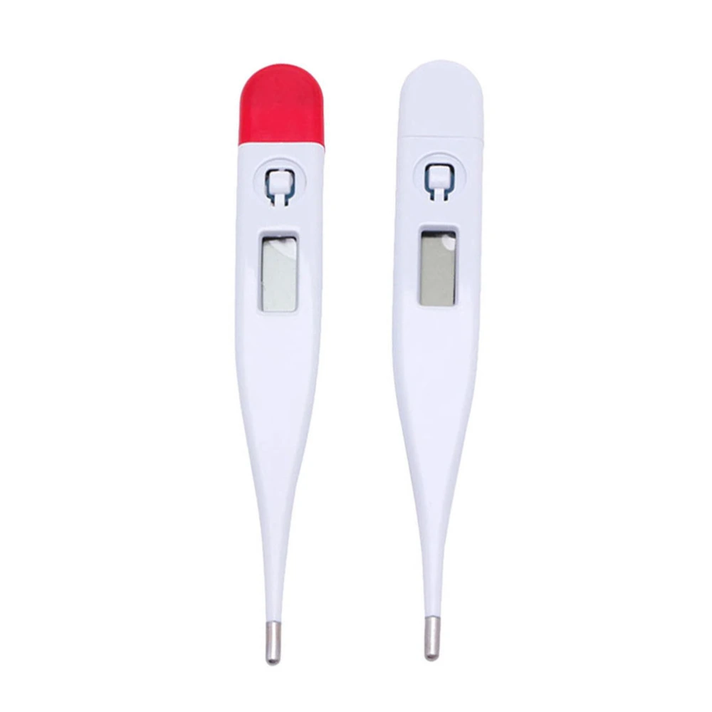 2pcs Pet Electronic Thermometer Cat Dog Thermometer Temperature Measuring Tool (Random Color)