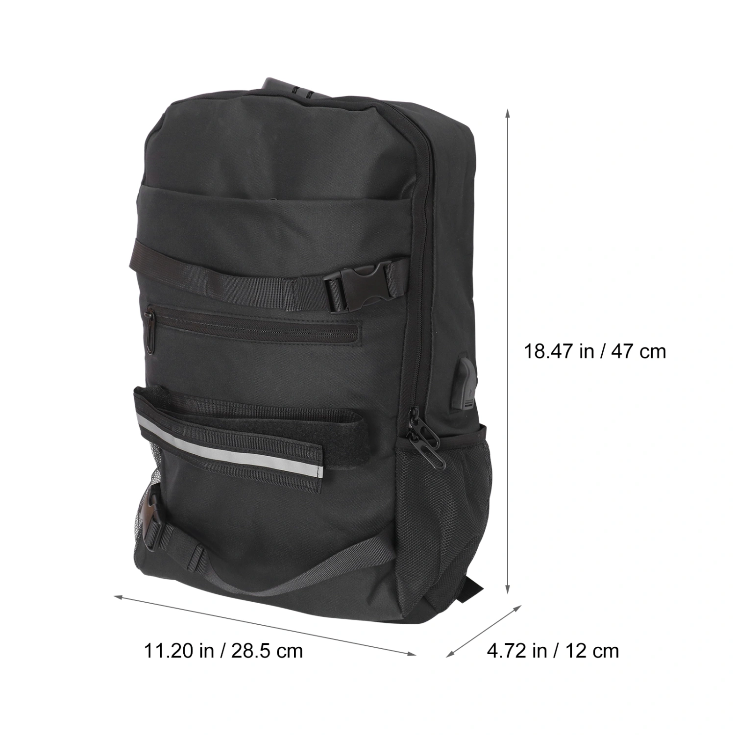 1Pc Skateboard Backpack Business Backpack with Skateboard Straps Rucksack