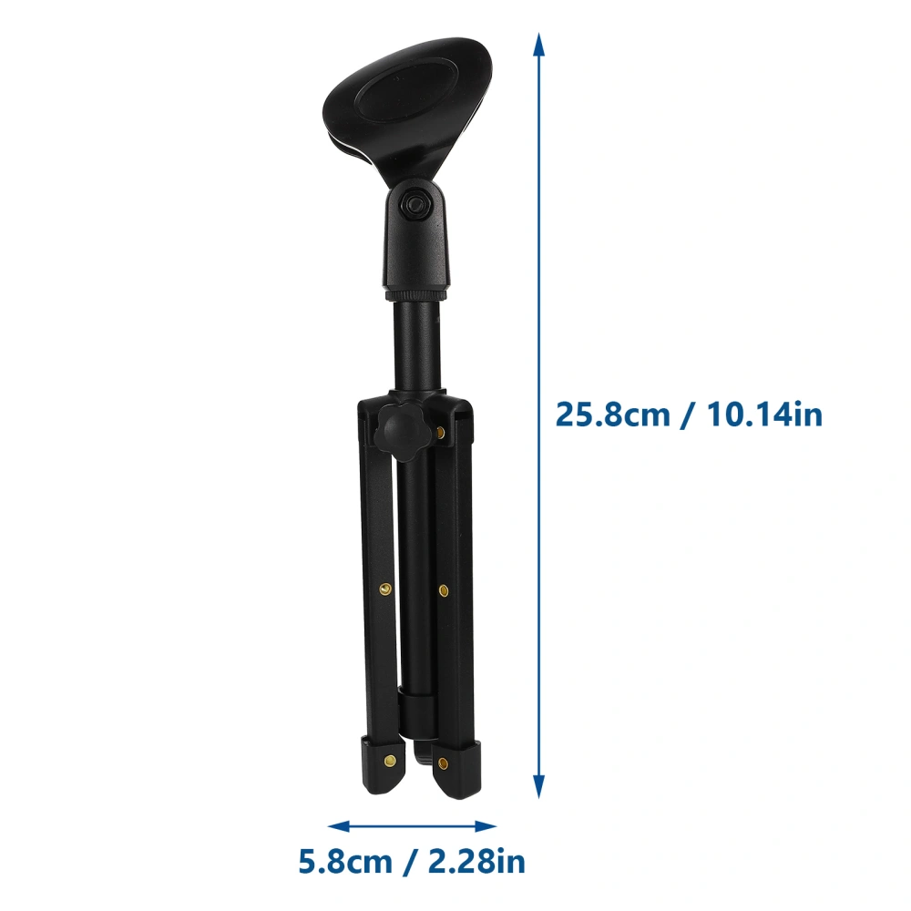 1 set of Desktop Microphone Stand Alloy Mic Tripod Stand Durable Mic Stand