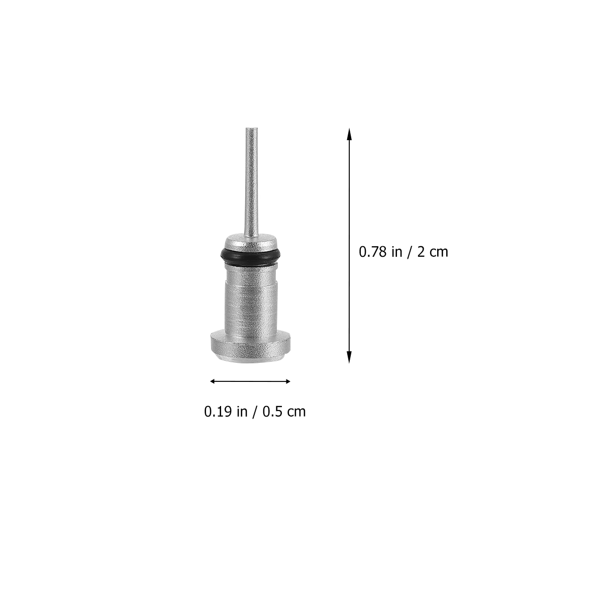 2Pcs 1Set Effective Charging Port Protectors Practical Dust Plugs (Silver)