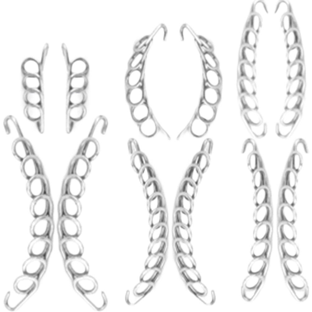 12Pcs Professional Toenail Tools Reusable Toenail Wires Compact Nail Correction Wires