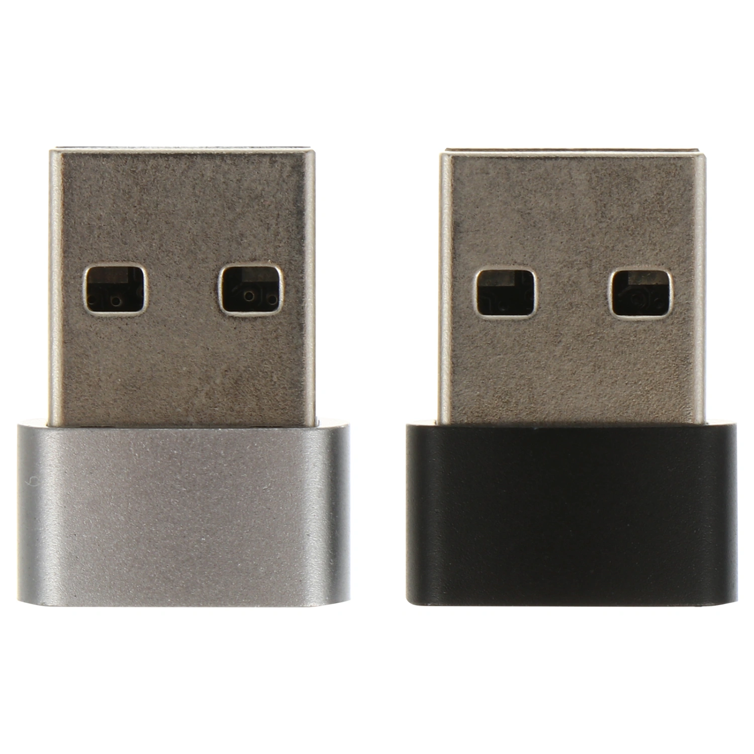 2pcs USB 2.0A Male to Type-C Female Adapter Portable Converter for Phone Laptop