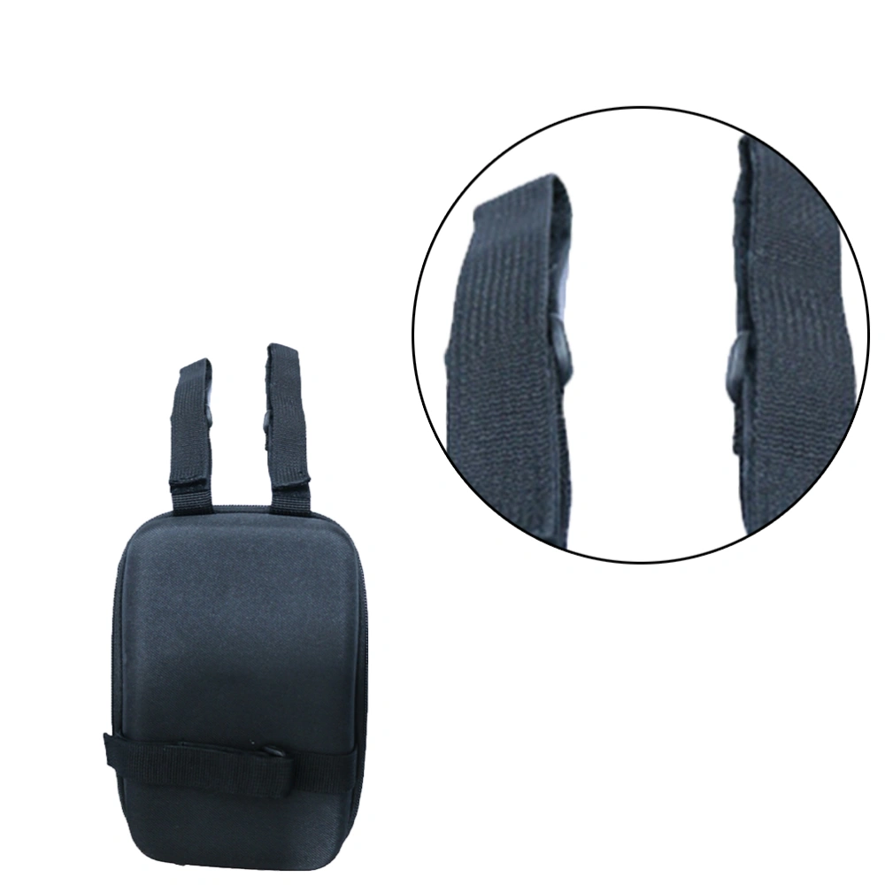 1Pc Handlebar Bag Cycling Pack Bike Saddle Bag Front Bike Bag Accessories Bike Saddlebag (Black)