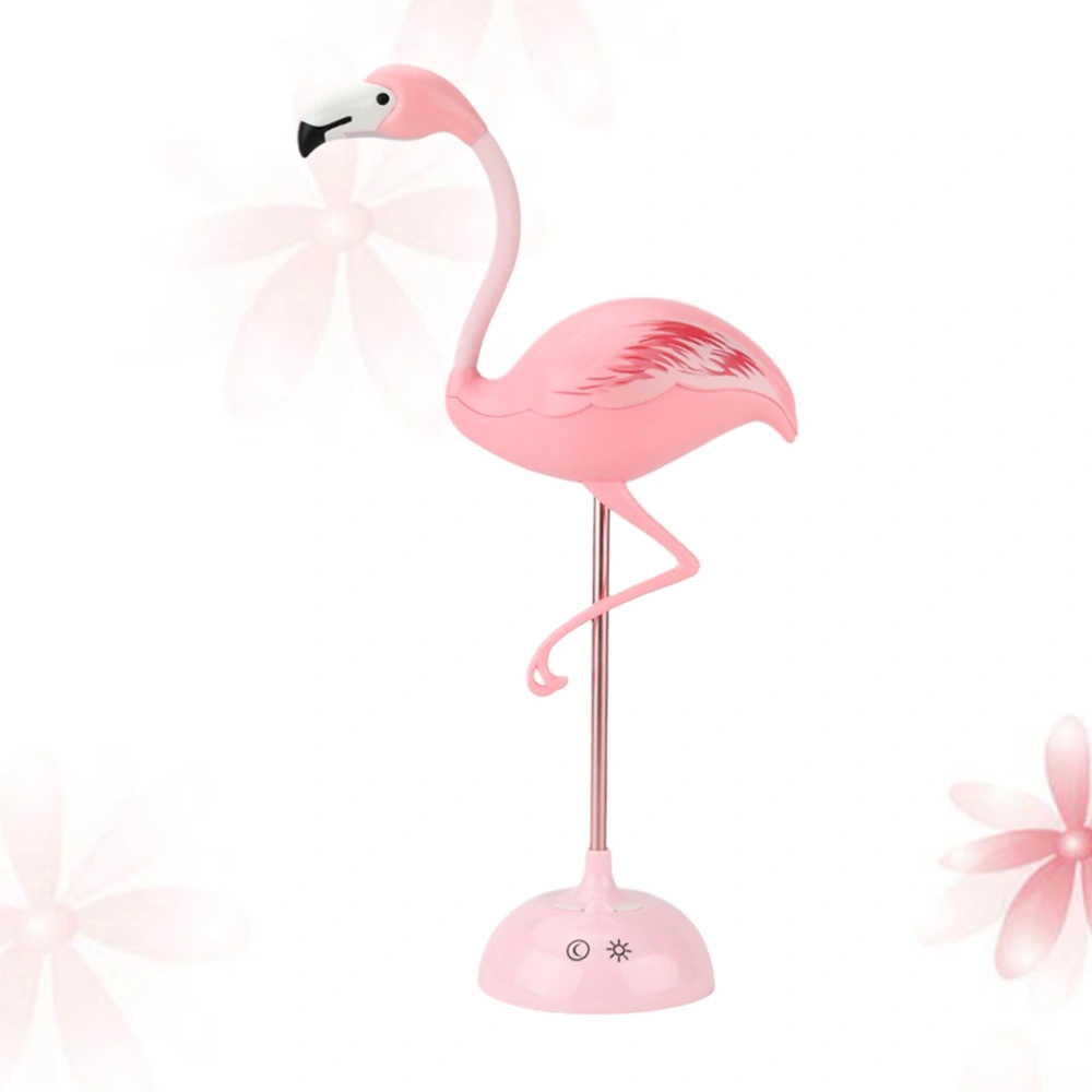 1Pc Creative Flamingo Shape Night Light Lamp LED Table Light Portable USB Rechargeable Night Lamp