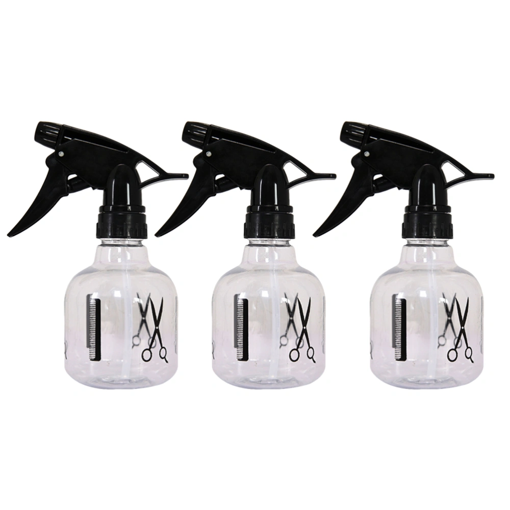 3PCS Empty Spray Bottles Multi-purpose Sprayer Bottle Plastic Household Scissors Spray Bottle Portable Hairdressing Spray Bottle Creative Flower Spray Bottle for Home Store Use