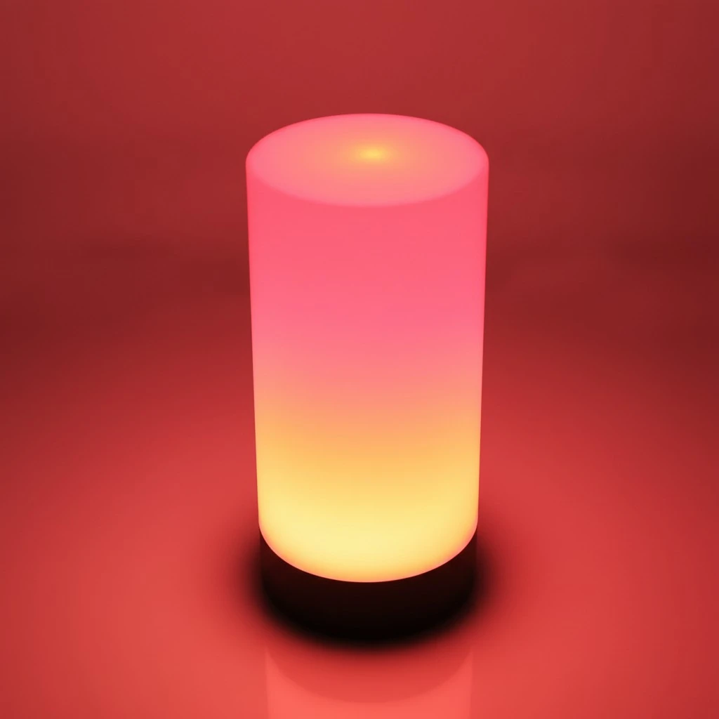 1pc Led Chargeable Bar Table Lamp Rechargeable Cylindrical Bar Table Lamp