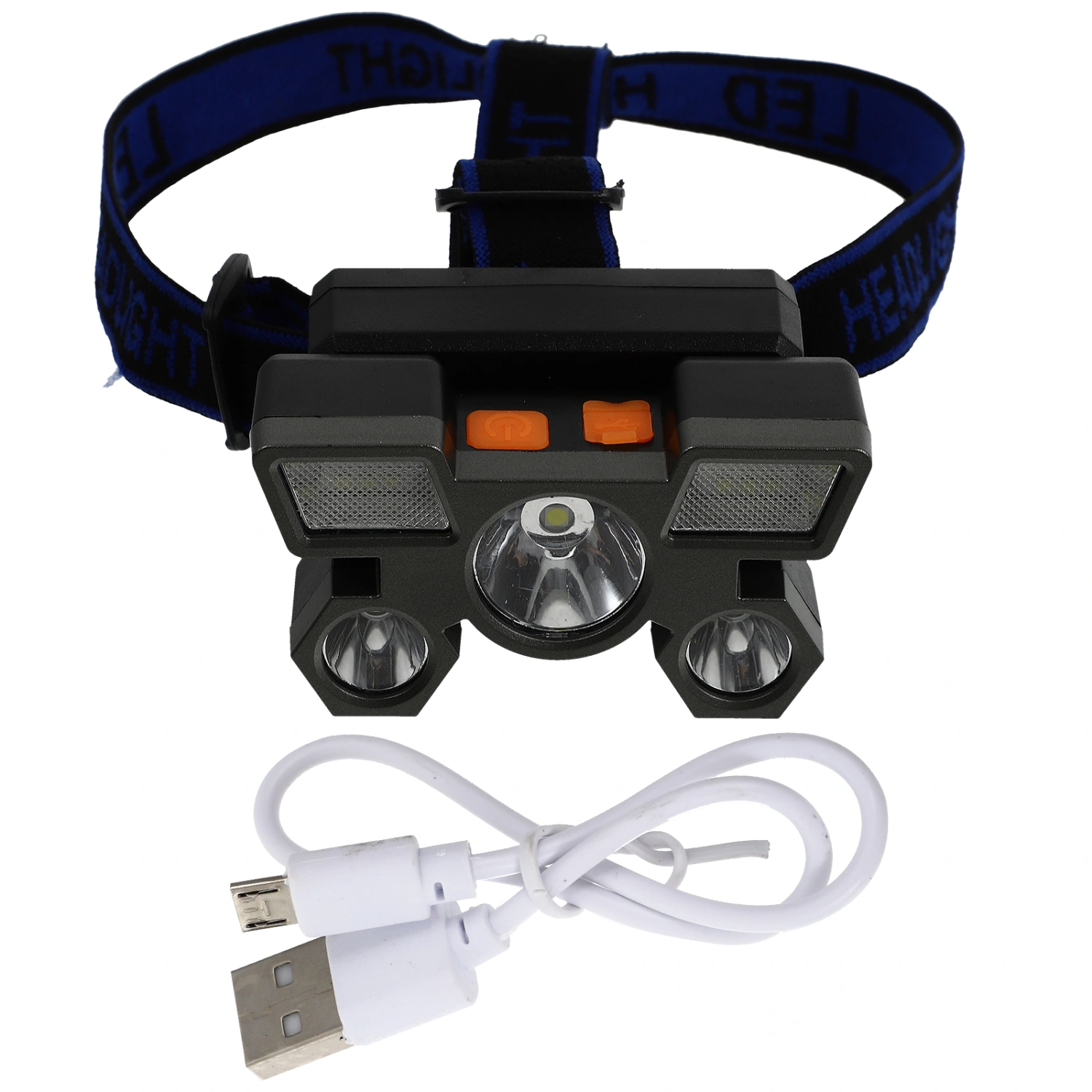 1pc LED Headlamp Outdoor Flashlight Safety Lamp Portable LED Headlight
