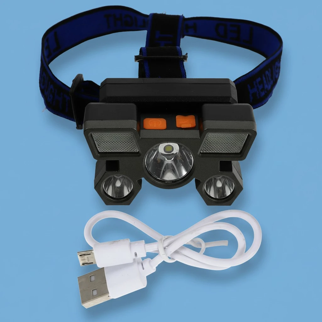 1pc LED Headlamp Outdoor Flashlight Safety Lamp Portable LED Headlight