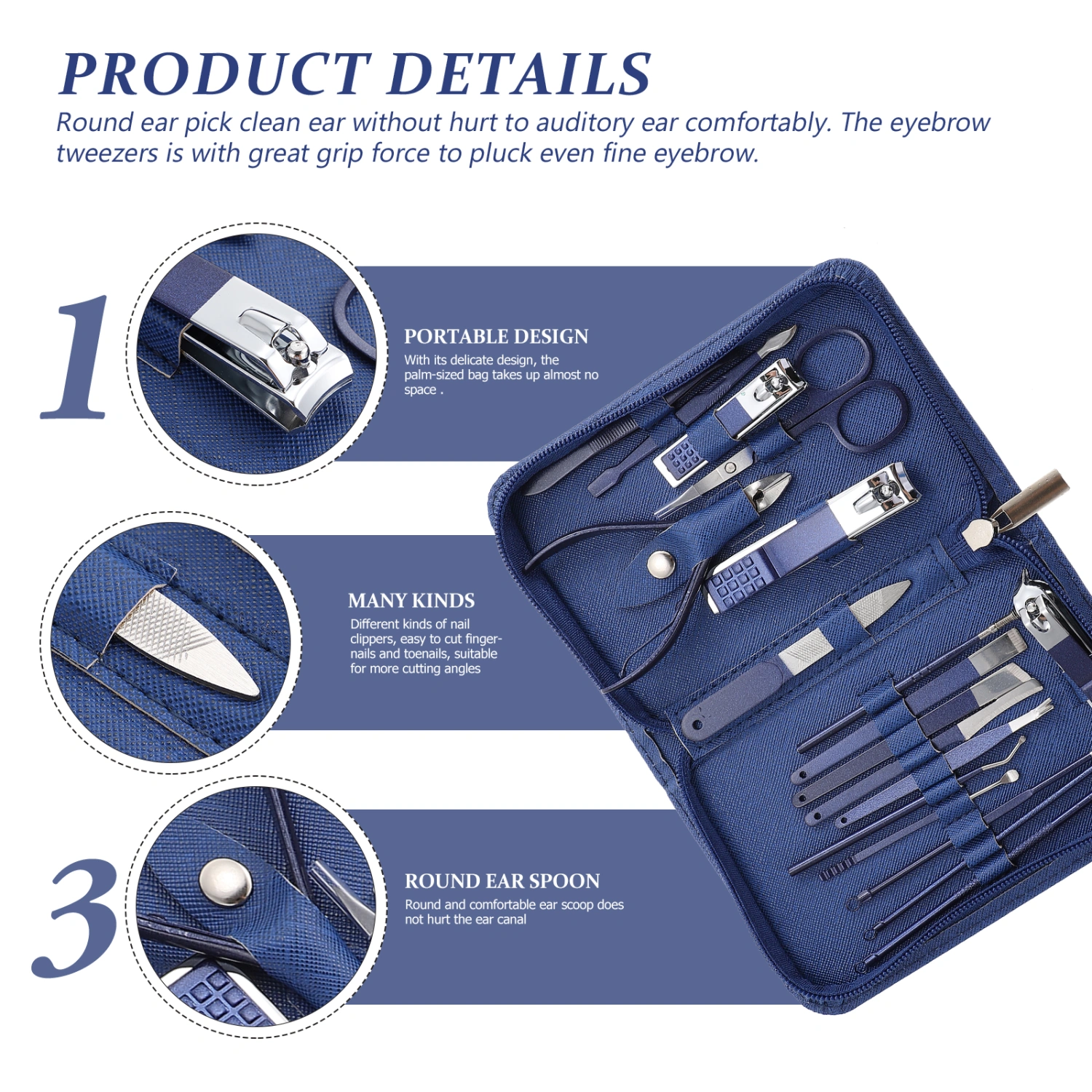 1 Set of Manicure Set Portable Pedicure Kit Multi-function Pedicure Set