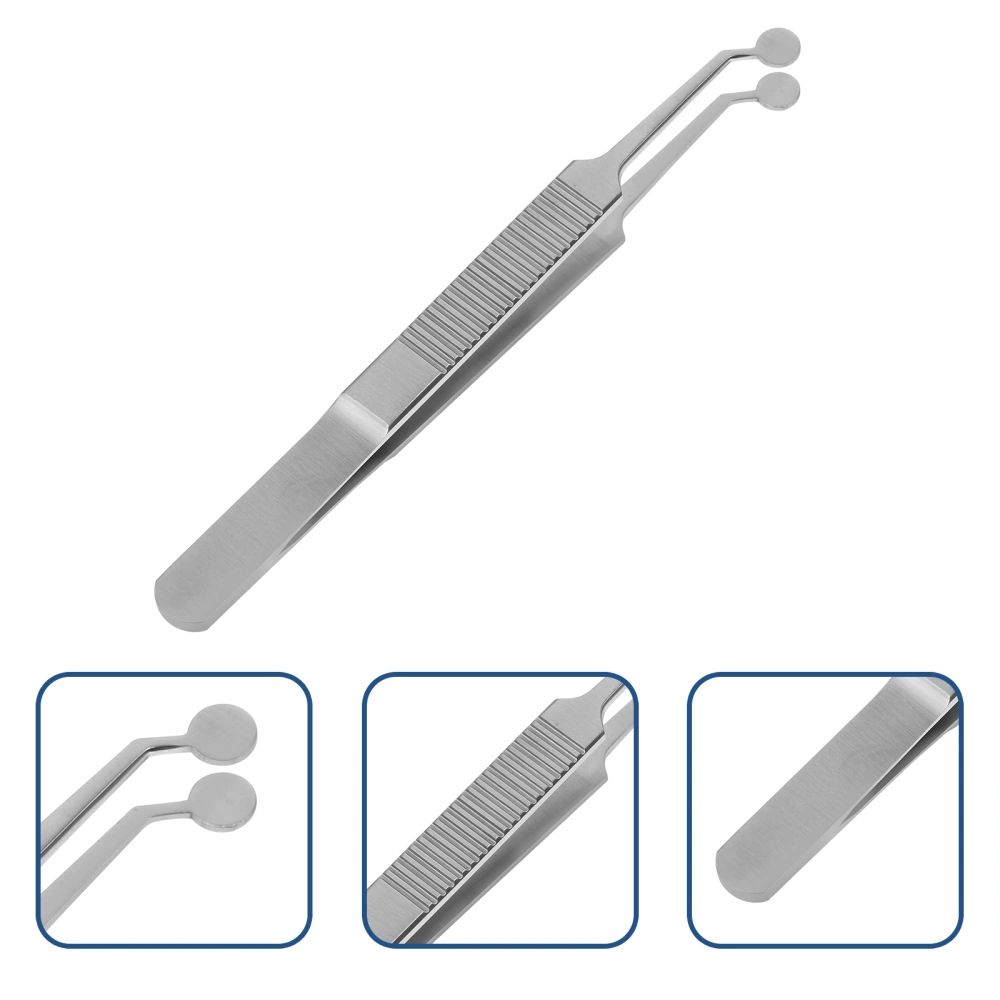 Stainless Steel Meibomian Gland Forcep Expressor Eyelid Massage Tweezer